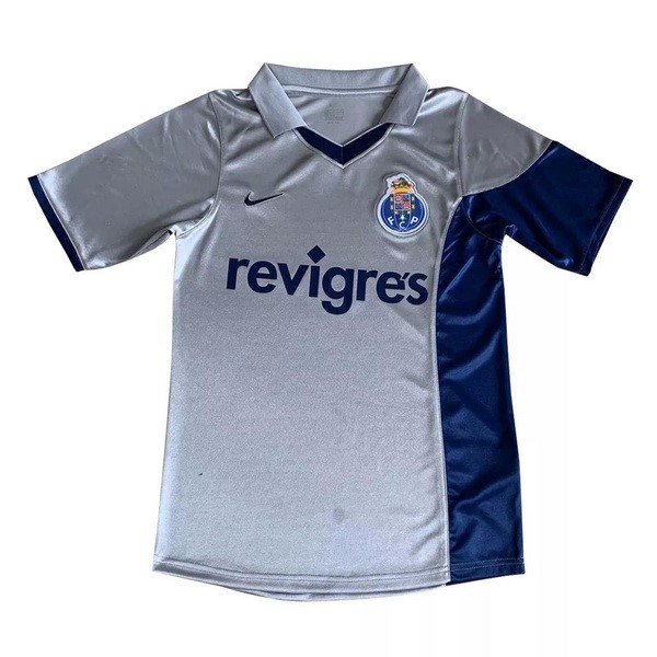 Tailandia Camiseta Oporto 2ª Retro 2001 Gris